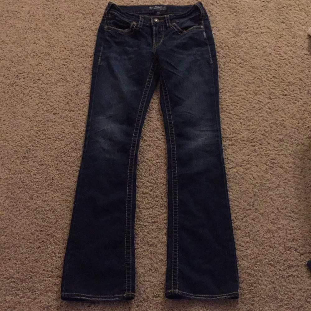 Aiko bootcut jeans by silver jeans